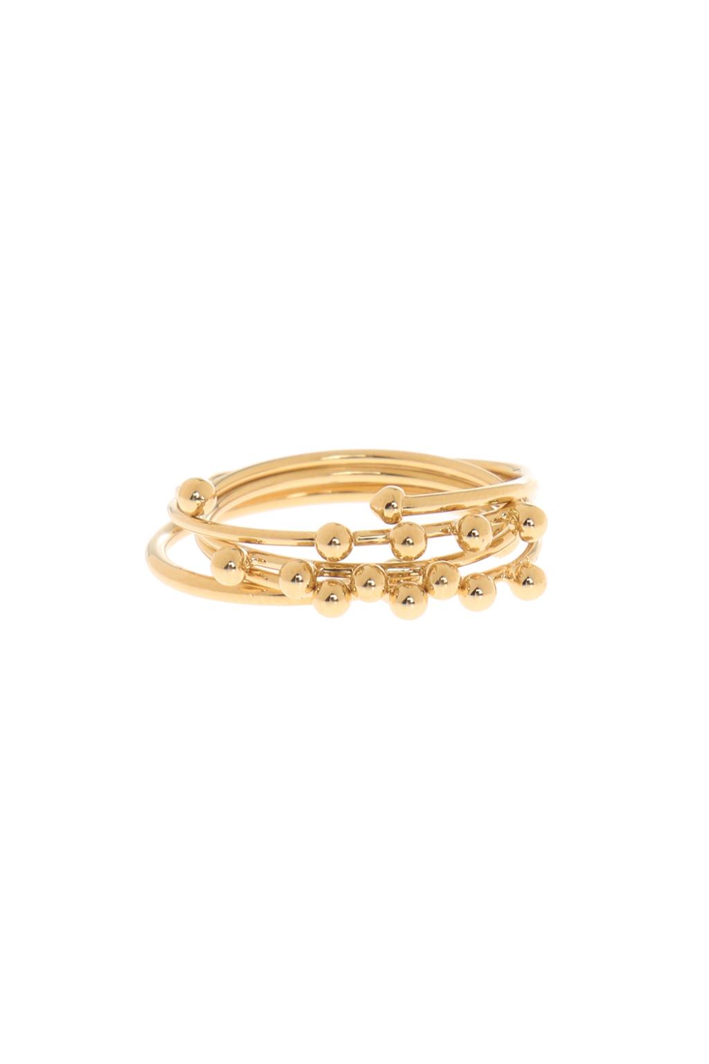 Gold Set of 5 rings Isabel Marant - Vitkac Canada